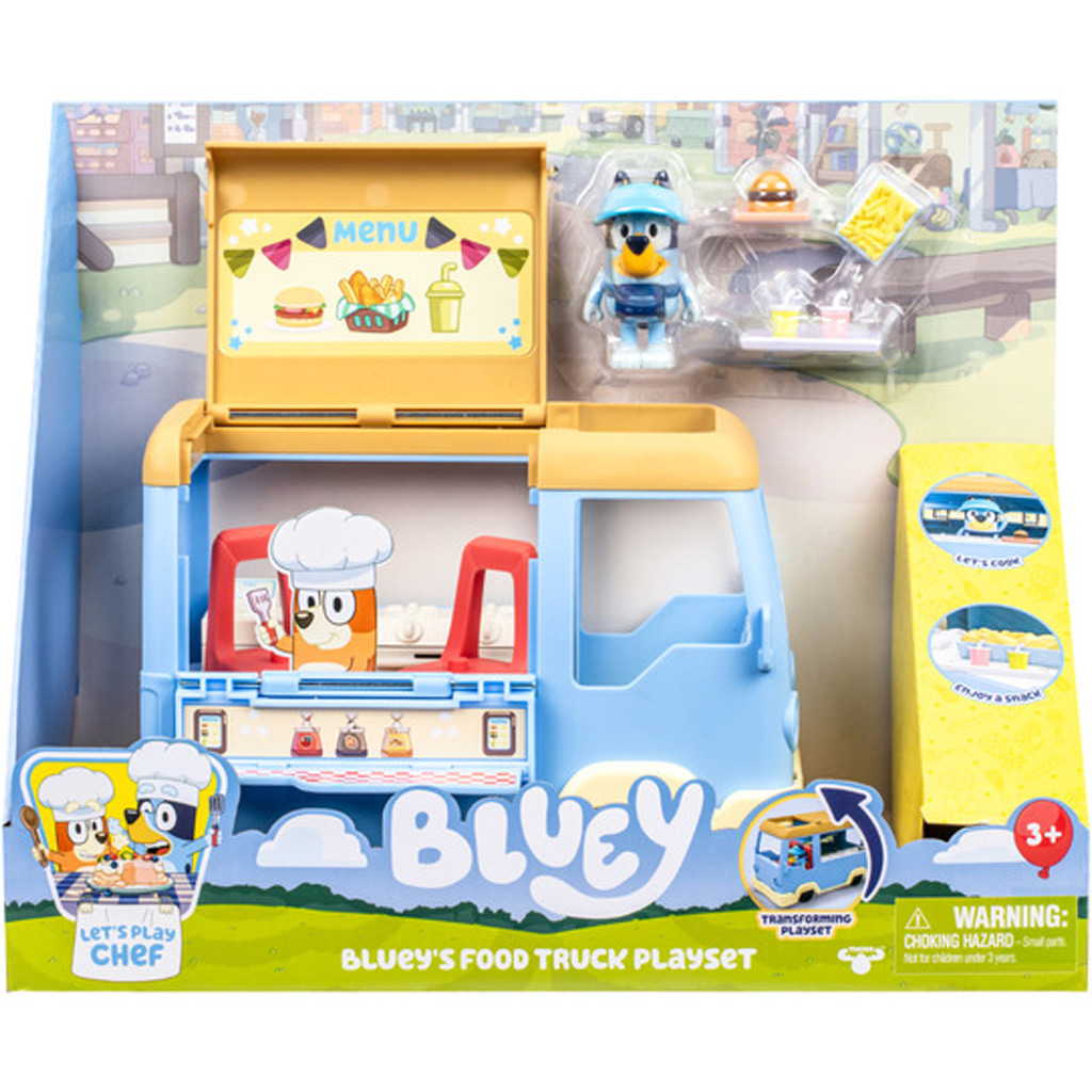 Bluey: Büfés autó játékszett Bluey figurával kép 1
