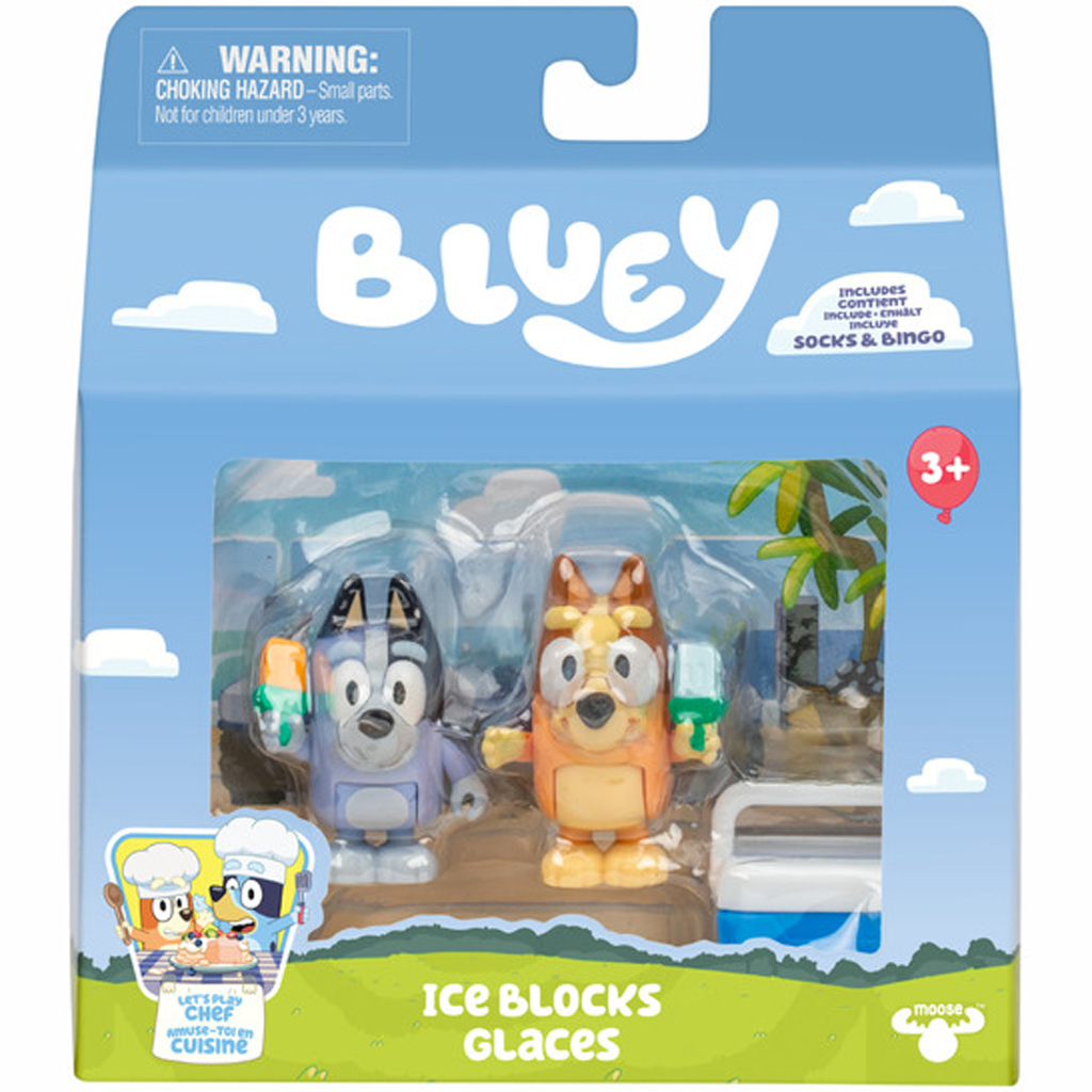 Bluey: Dupla karakter figura csomag - Jégkrém kép 1