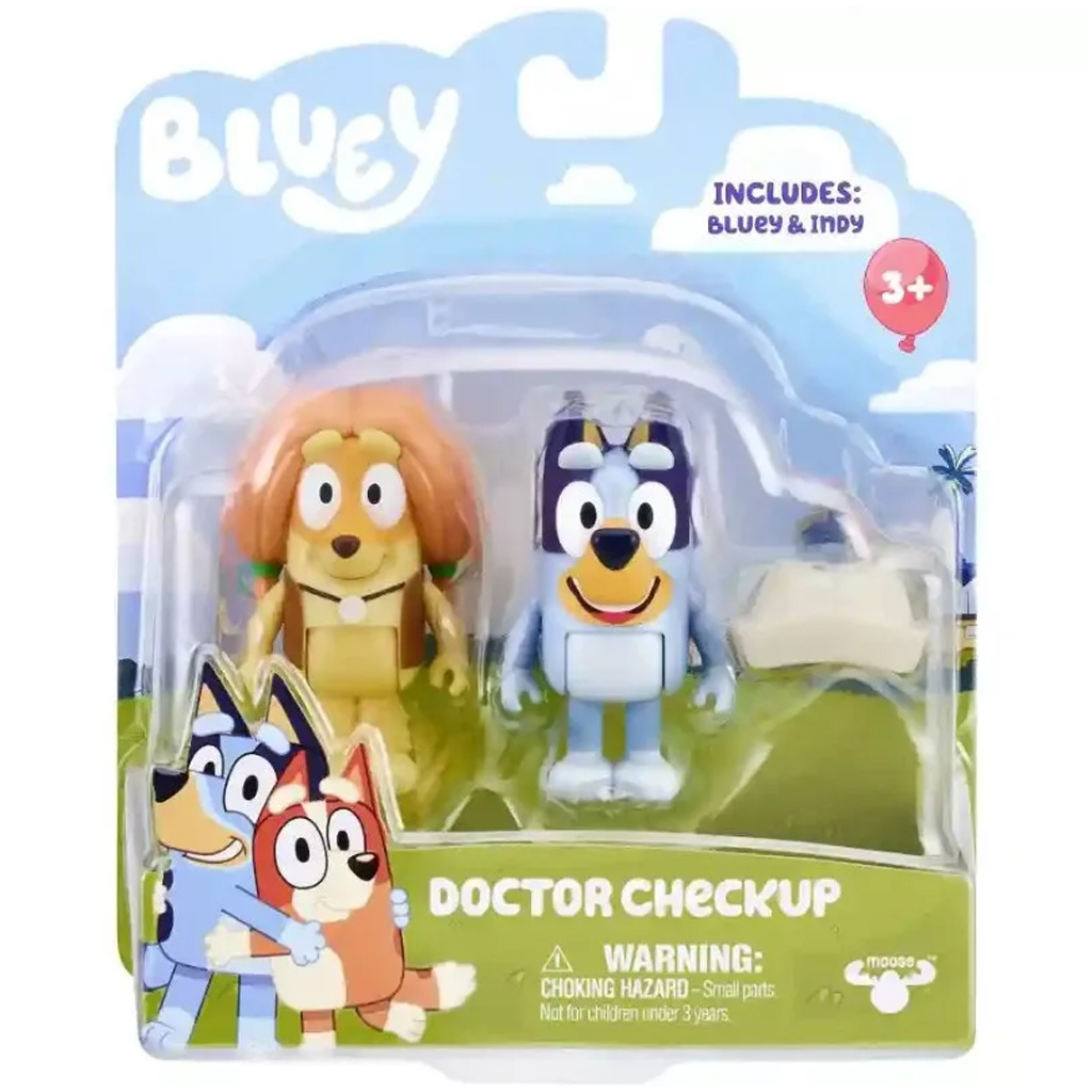 Bluey: Dupla karakter figura csomag - Orvos kép 1