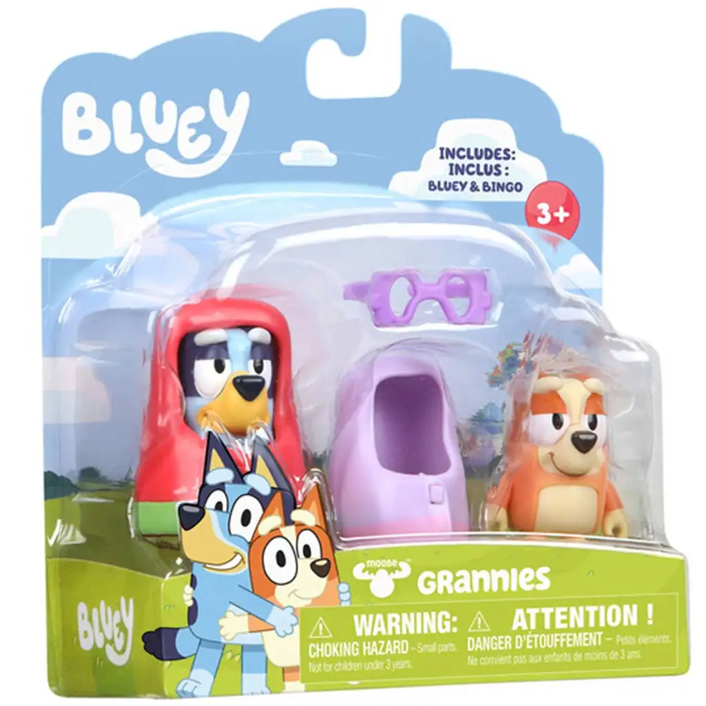 Bluey: Dupla karakterfigura csomag - Öreg Bluey és Bingo kép 1