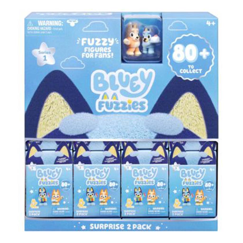 Bluey Fuzzies meglepetés csomag 2db figurával kép 1