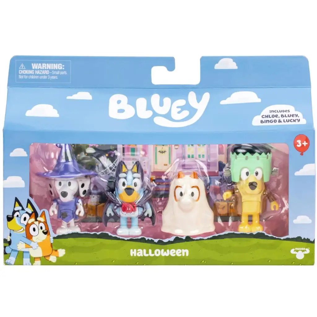 Bluey: Halloween 4db-os figura szett kép 1