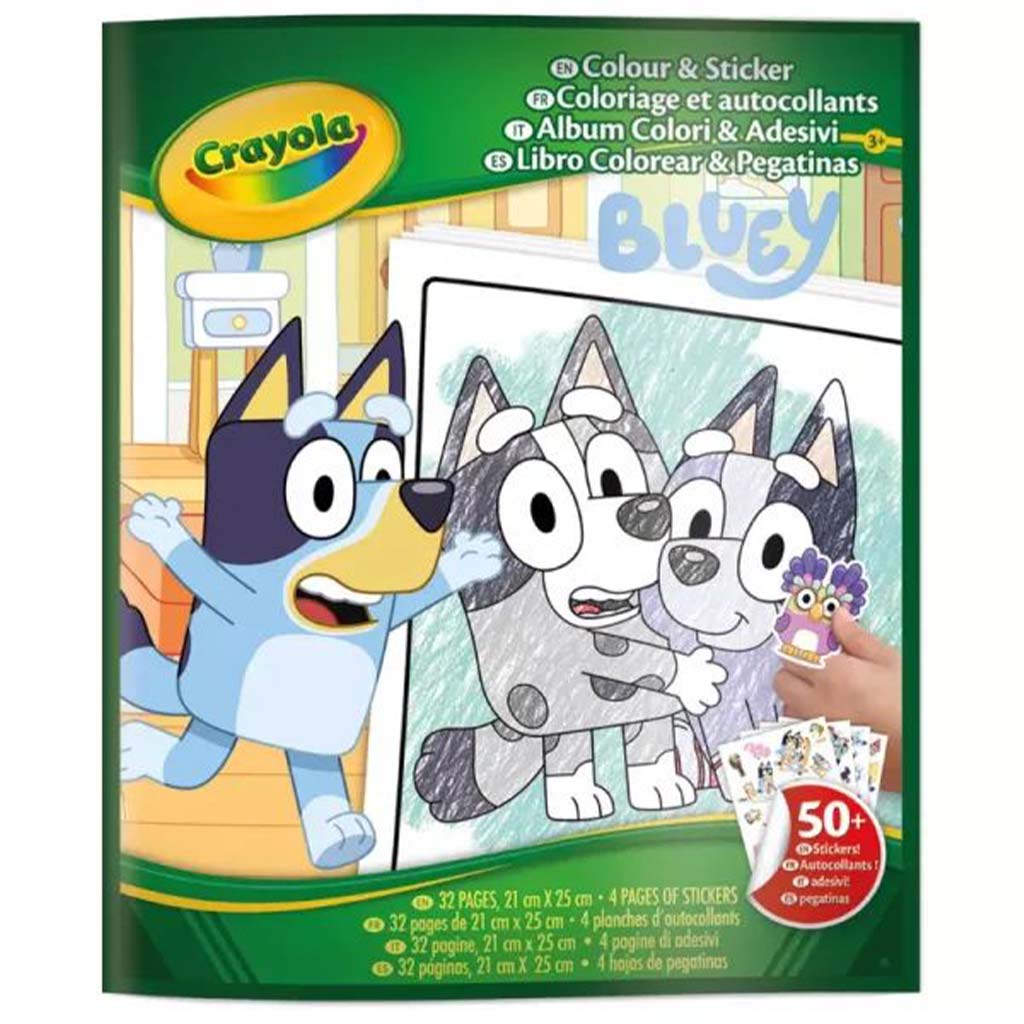 Crayola: Színező és matricázó füzet - Bluey kép 1
