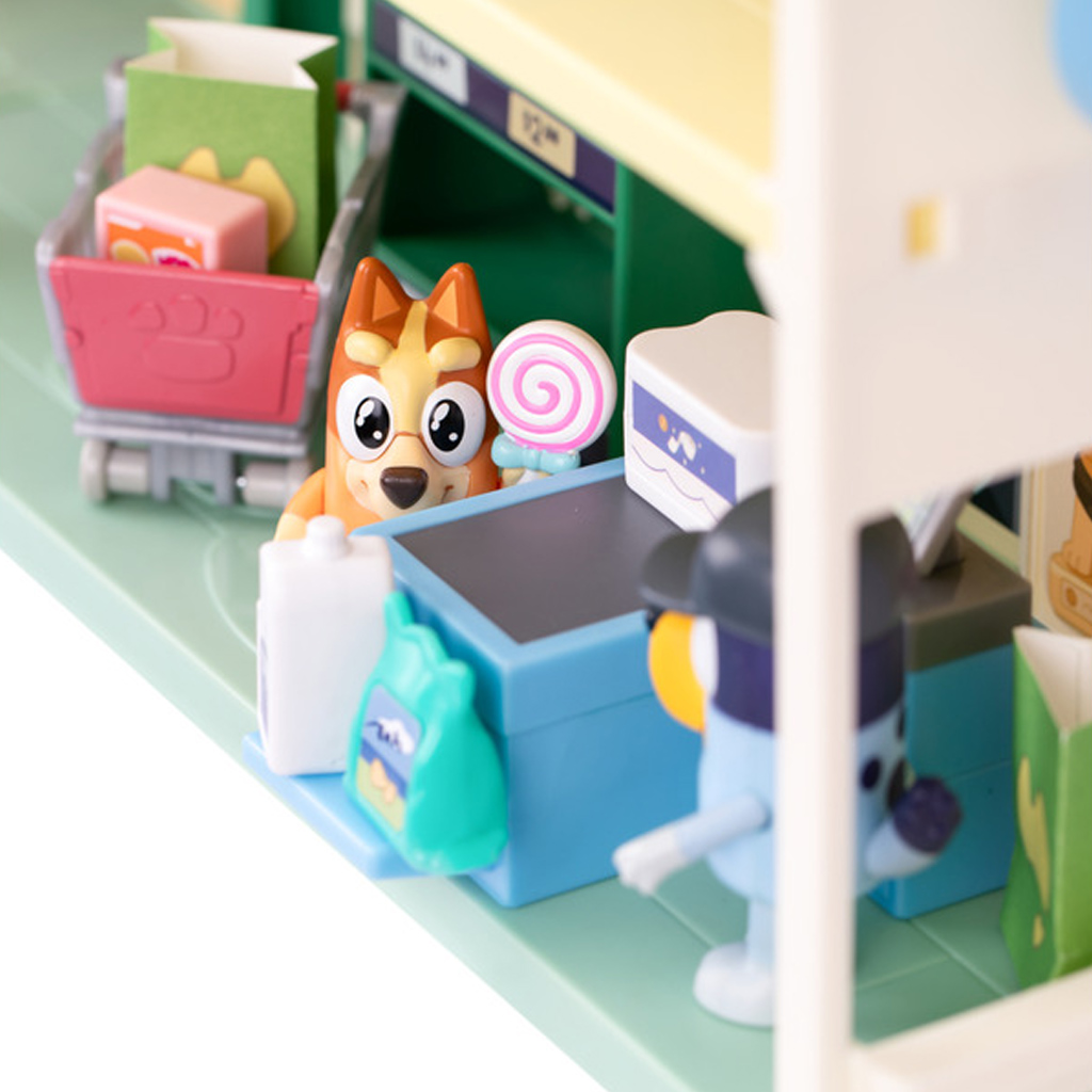 Bluey: Szupermarket nagy játékszett kép 7
