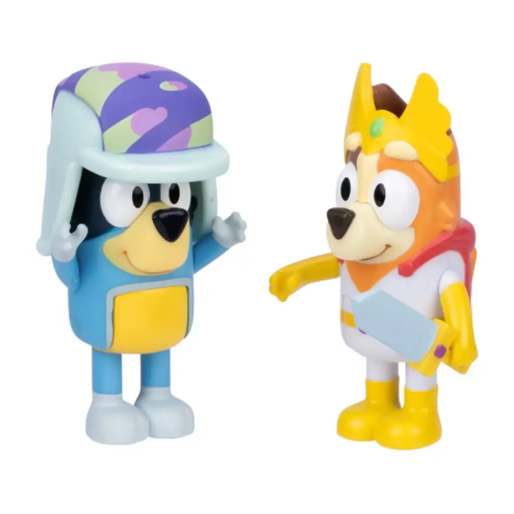 Bluey: Chilli és Bandit Tündérmese 2db-os figura szett kép 2
