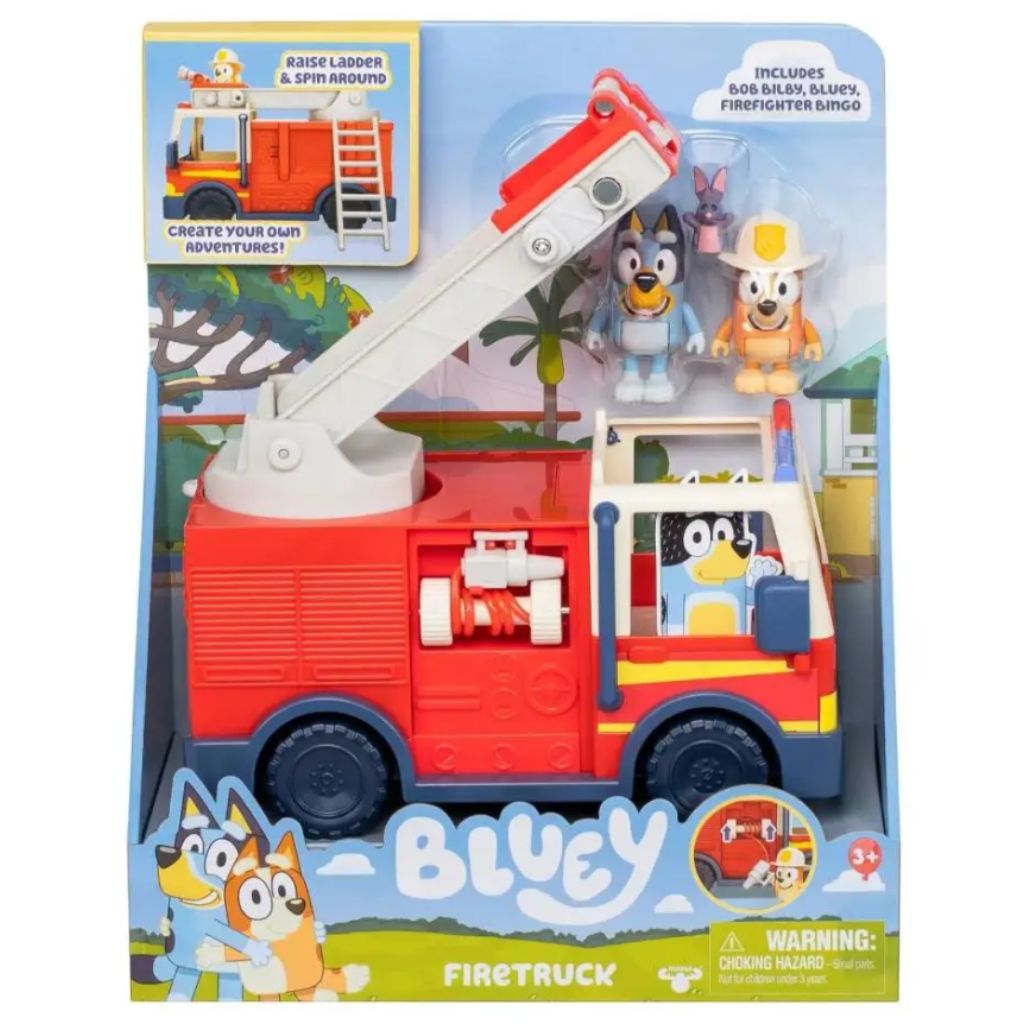 Bluey tűzoltó autó játékszett kép 1