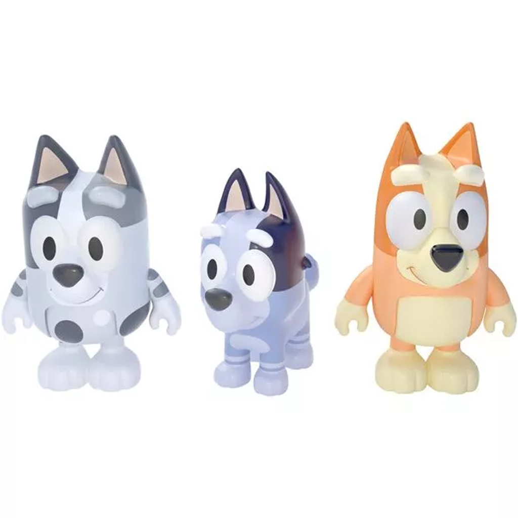 Bluey: Unokatesók játékszett - Bingo, Muffin, Socks kép 2