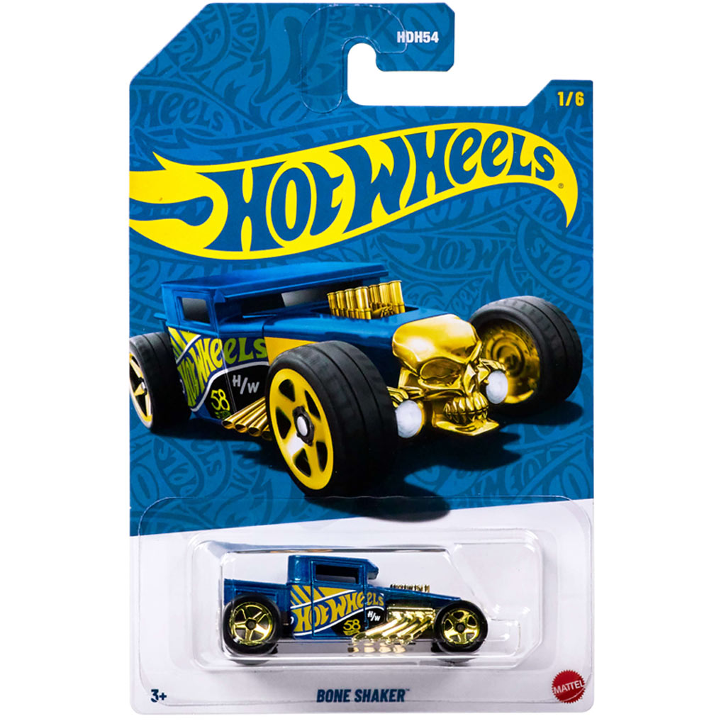 Hot Wheels Pearl & Chrome: Bone Shaker kisautó 1/64 - Mattel kép 1