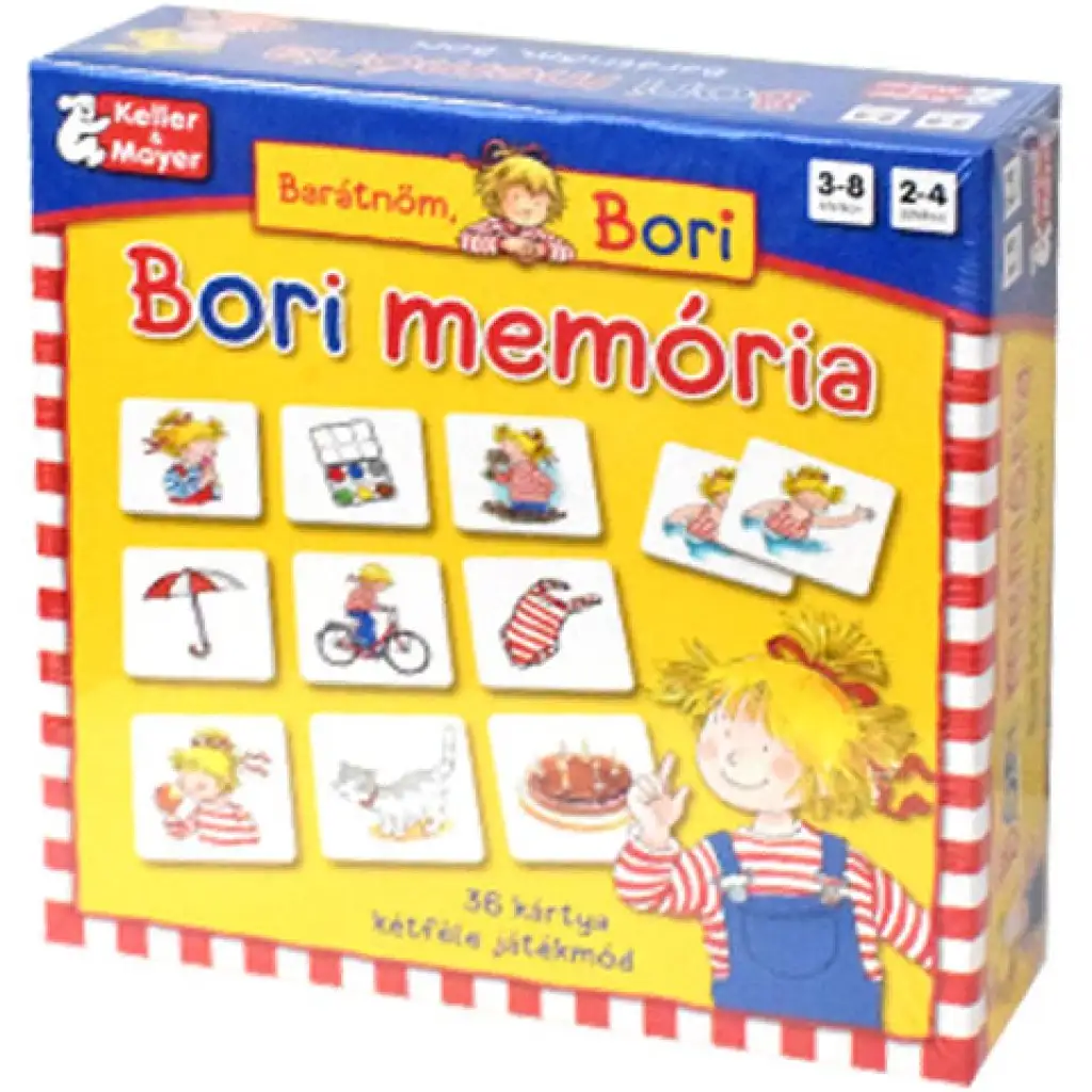 Bori memória készségfejlesztő társasjáték kép 1