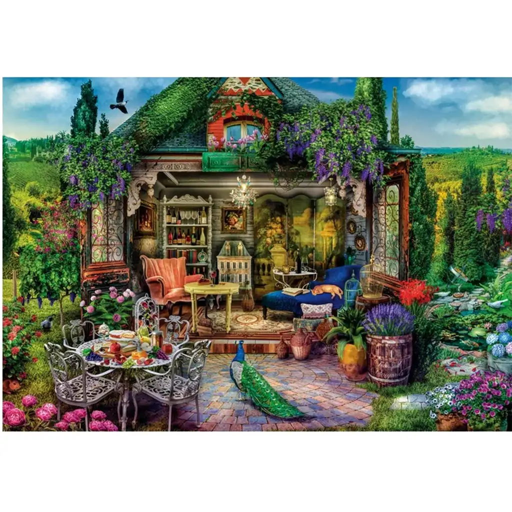 Villaterasz a borvidékről HQC 1000db-os puzzle - Clementoni kép 2