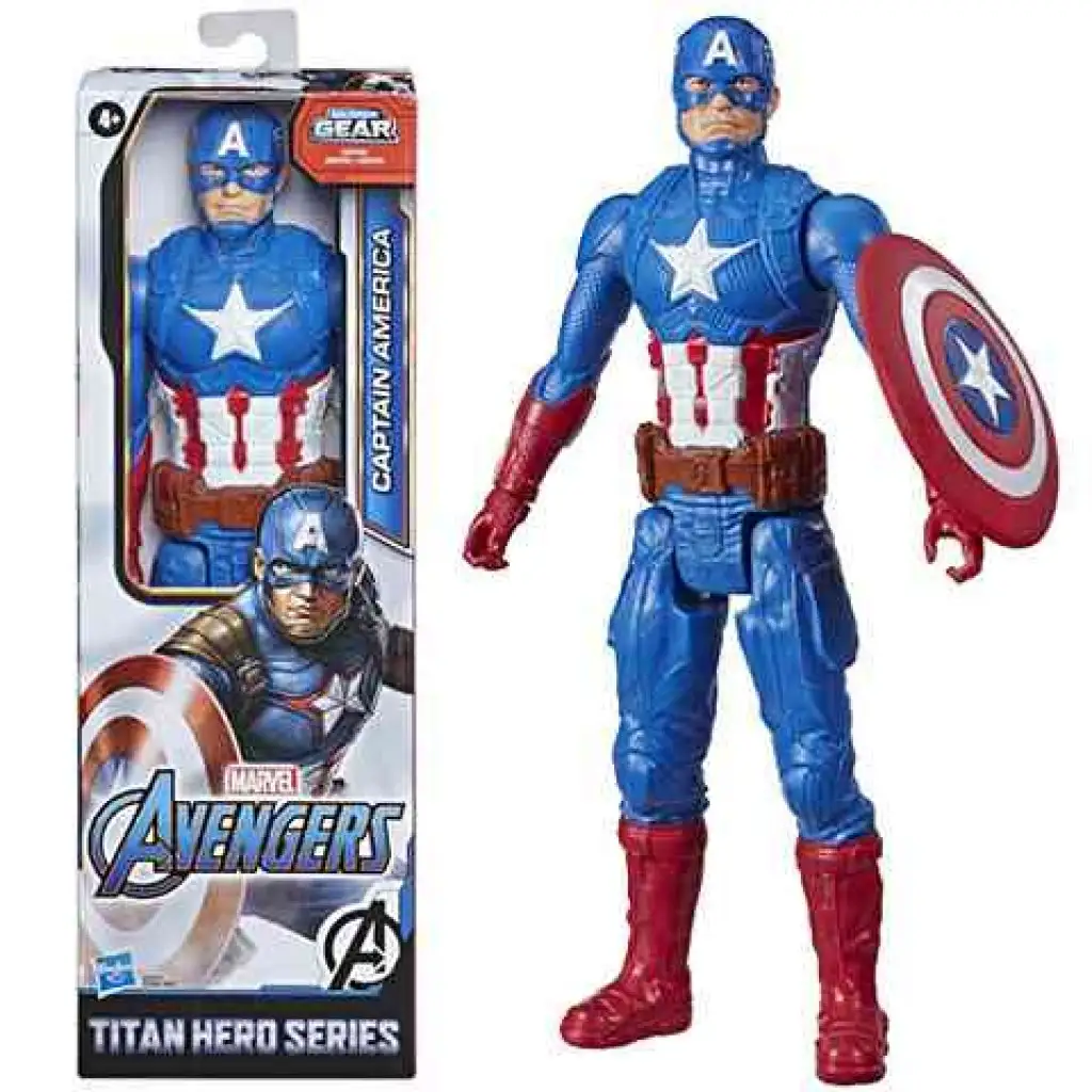 Bosszúállók Titan Hero: Amerika kapitány 30cm-es játékfigura - Hasbro kép 1