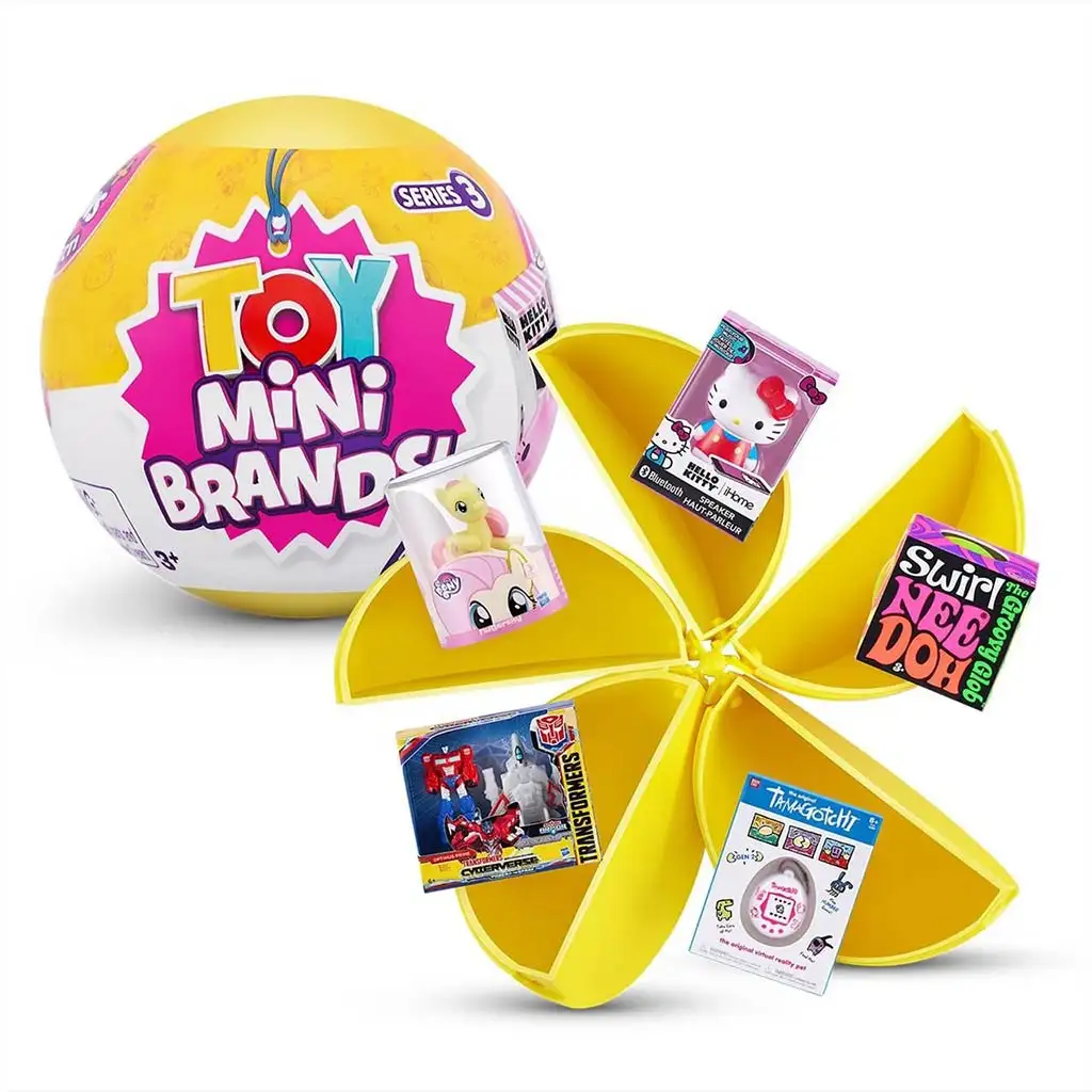 Toy Mini Brands: Mini játékok 5db-os meglepetés csomag 3. széria kép 1