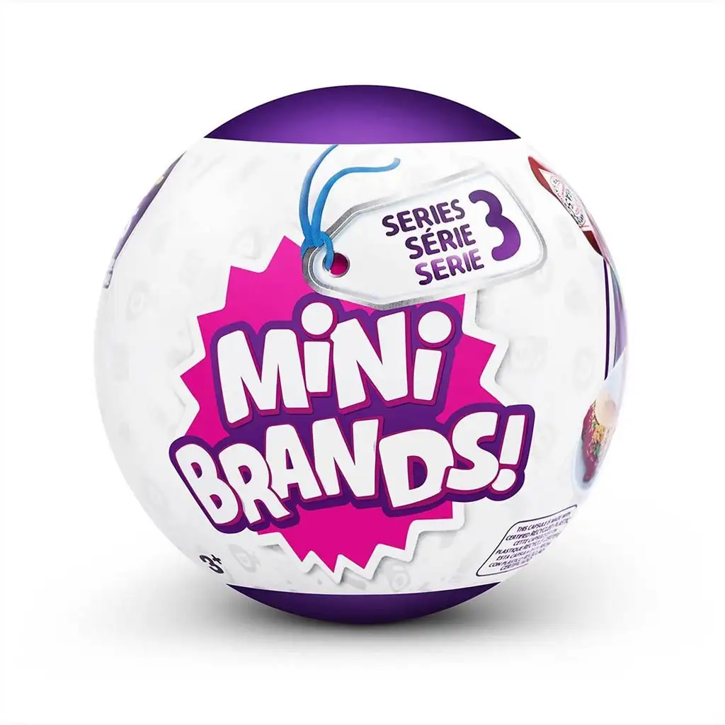 Mini Brands: Mini világmárkák 5 db-os meglepetés csomag 3. széria kép 1