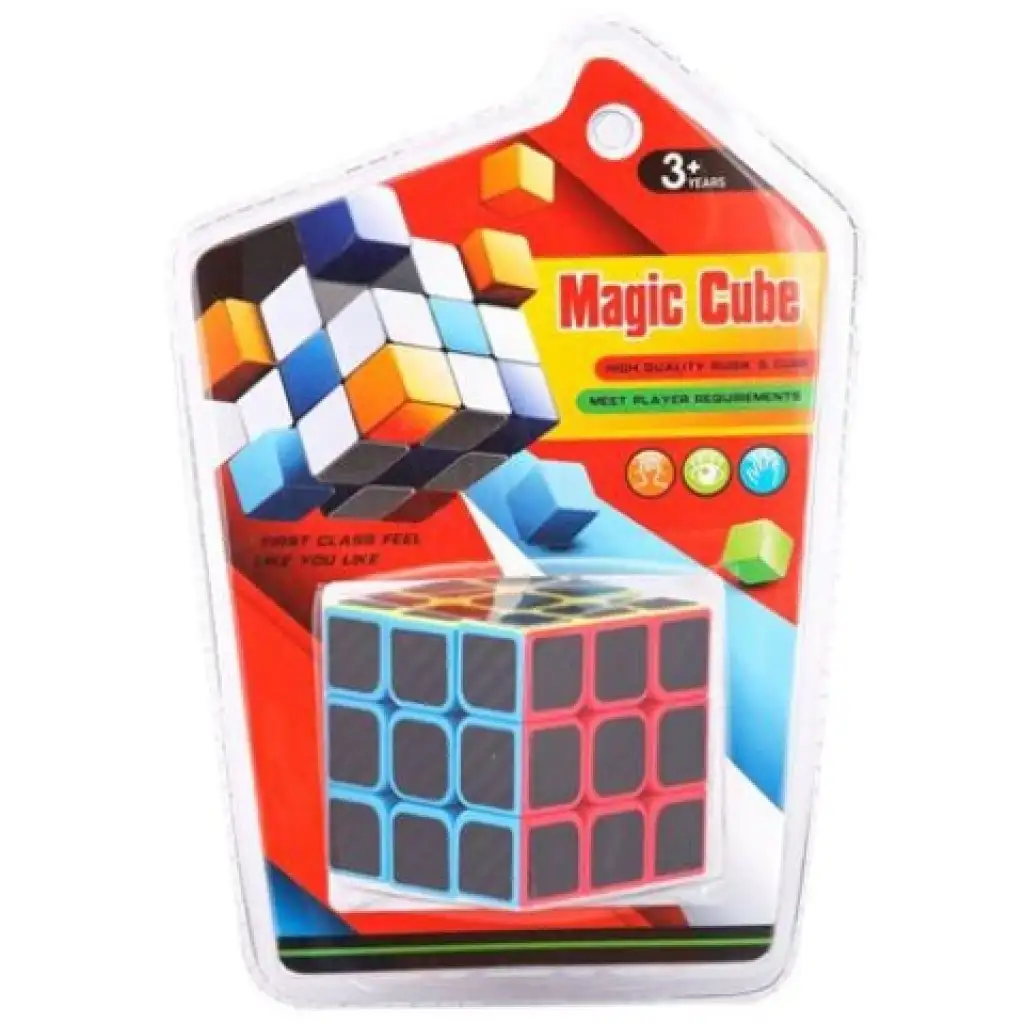 Cube World: Bűvös kocka karbon mintával 3x3-as kép 1