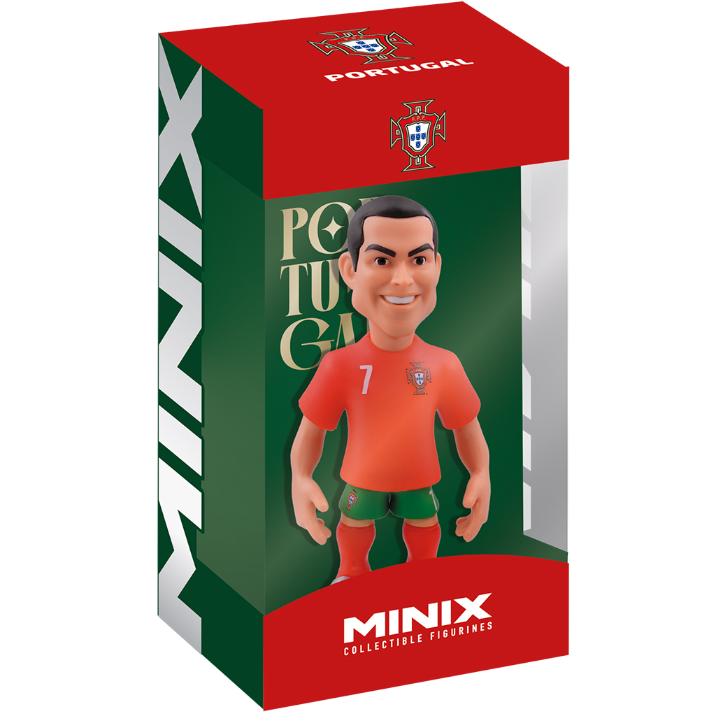 Minix: Portugália - Cristiano Ronaldo focista akciófigura 12cm kép 1