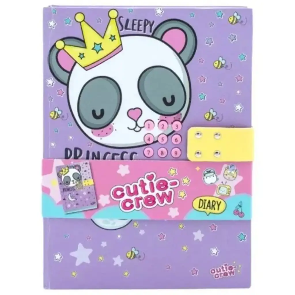 Canenco: Cutie Crew pandás titkos napló kódzárral kép 1