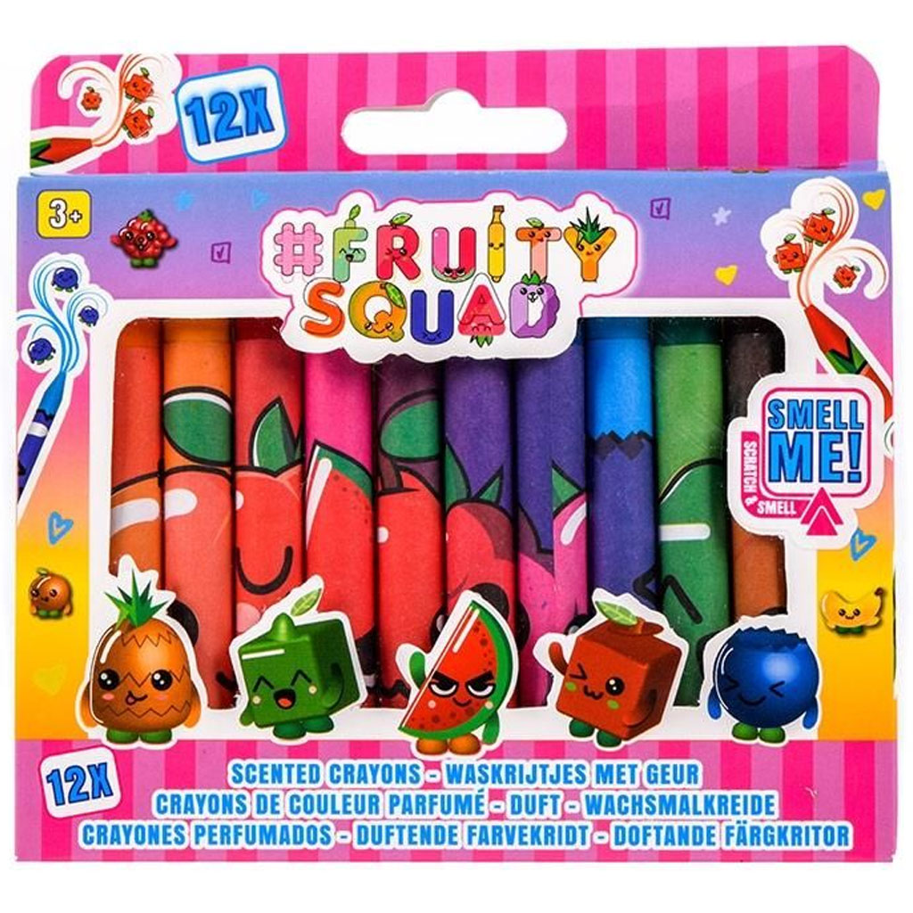 Canenco: FruitySquad 12db-os illatos zsírkréta készlet kép 1