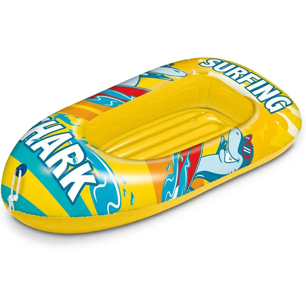 Cápa mintás felfújható csónak 112cm - Mondo Toys kép 1