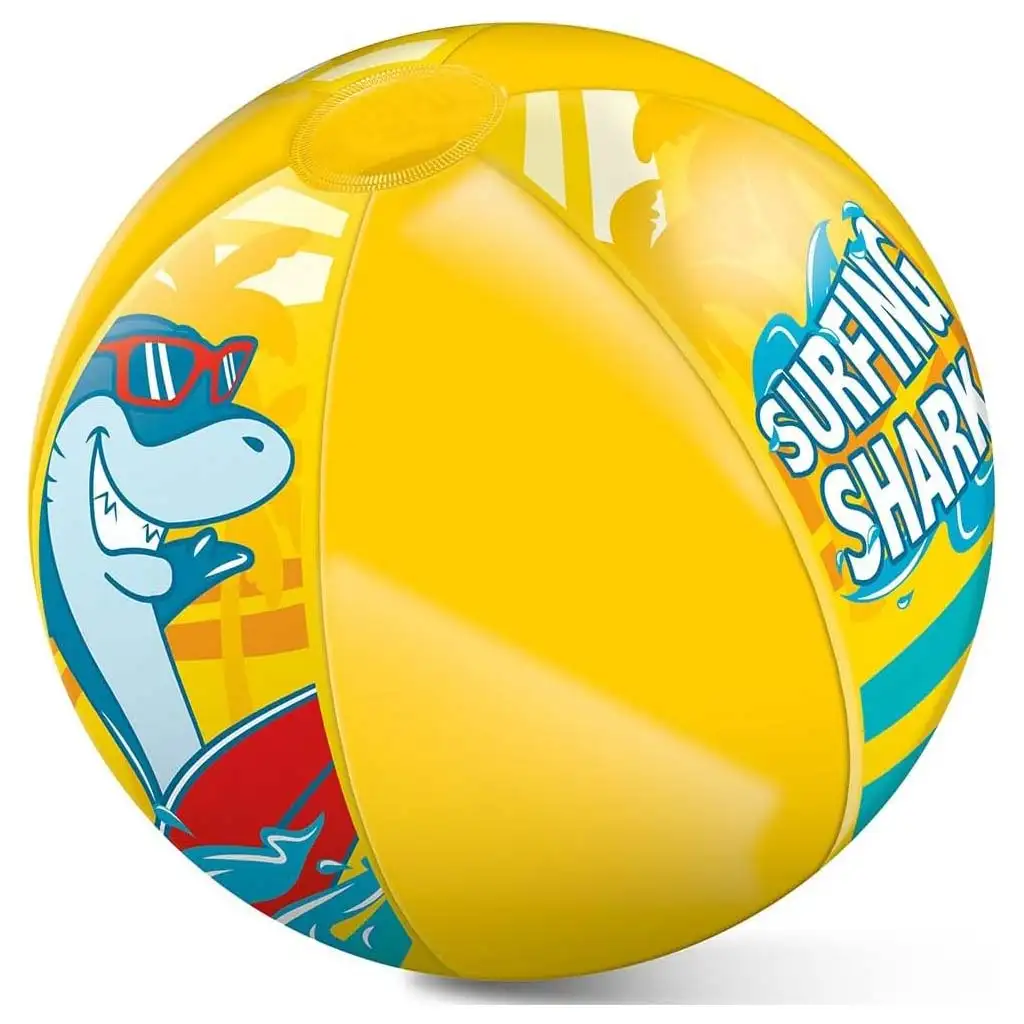 Cápa mintás felfújható strandlabda 50cm - Mondo Toys kép 1