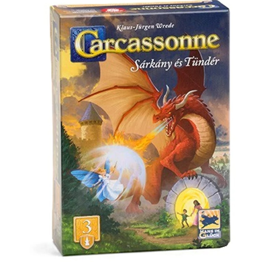 Carcassone: Sárkány és tündér társasjáték kiegészítő - Piatnik kép 1