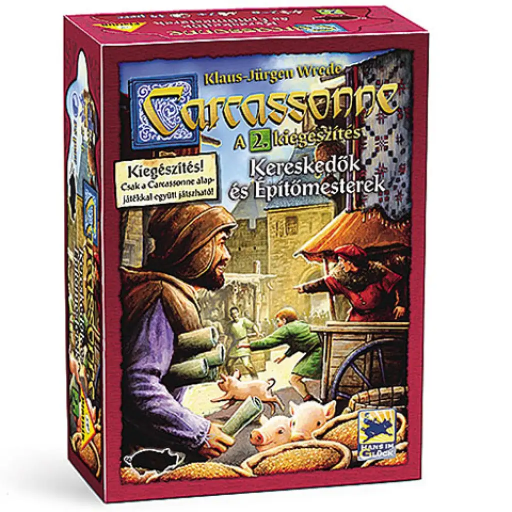 Carcassone: Kereskedők és építőmesterek társasjáték kiegészítő - Piatnik kép 1