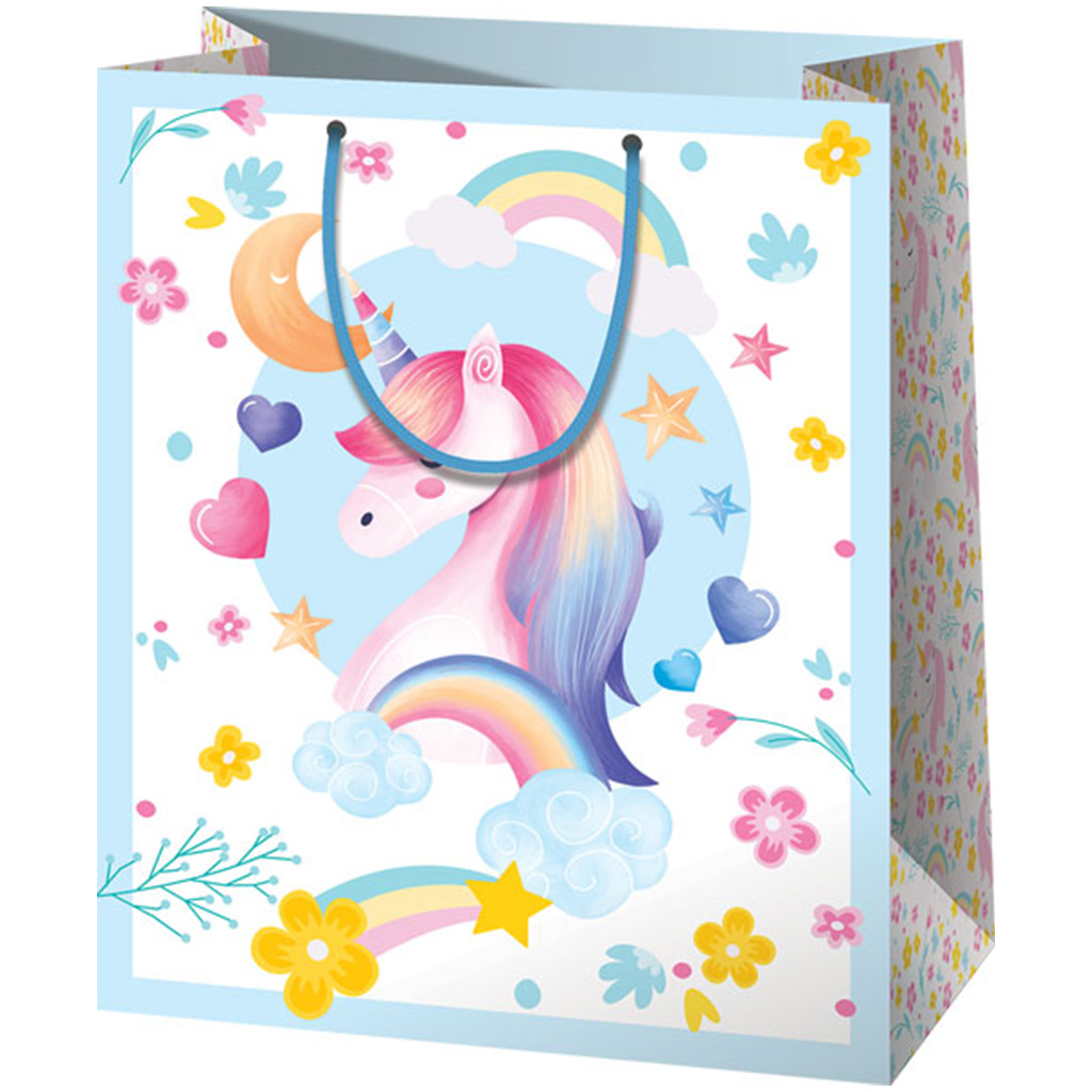 Cardex: Unikornis mintás óriás ajándéktáska 33x15x44,5cm kép 1