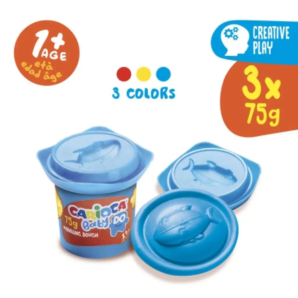 Baby Do 3db-os színes gyurma szett - Carioca kép 3