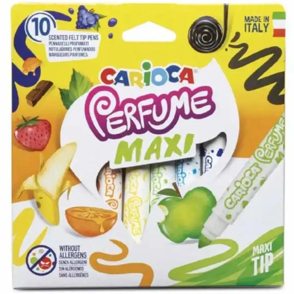 Illatvarázs vastag filctoll szett 10 db-os - Carioca kép 1