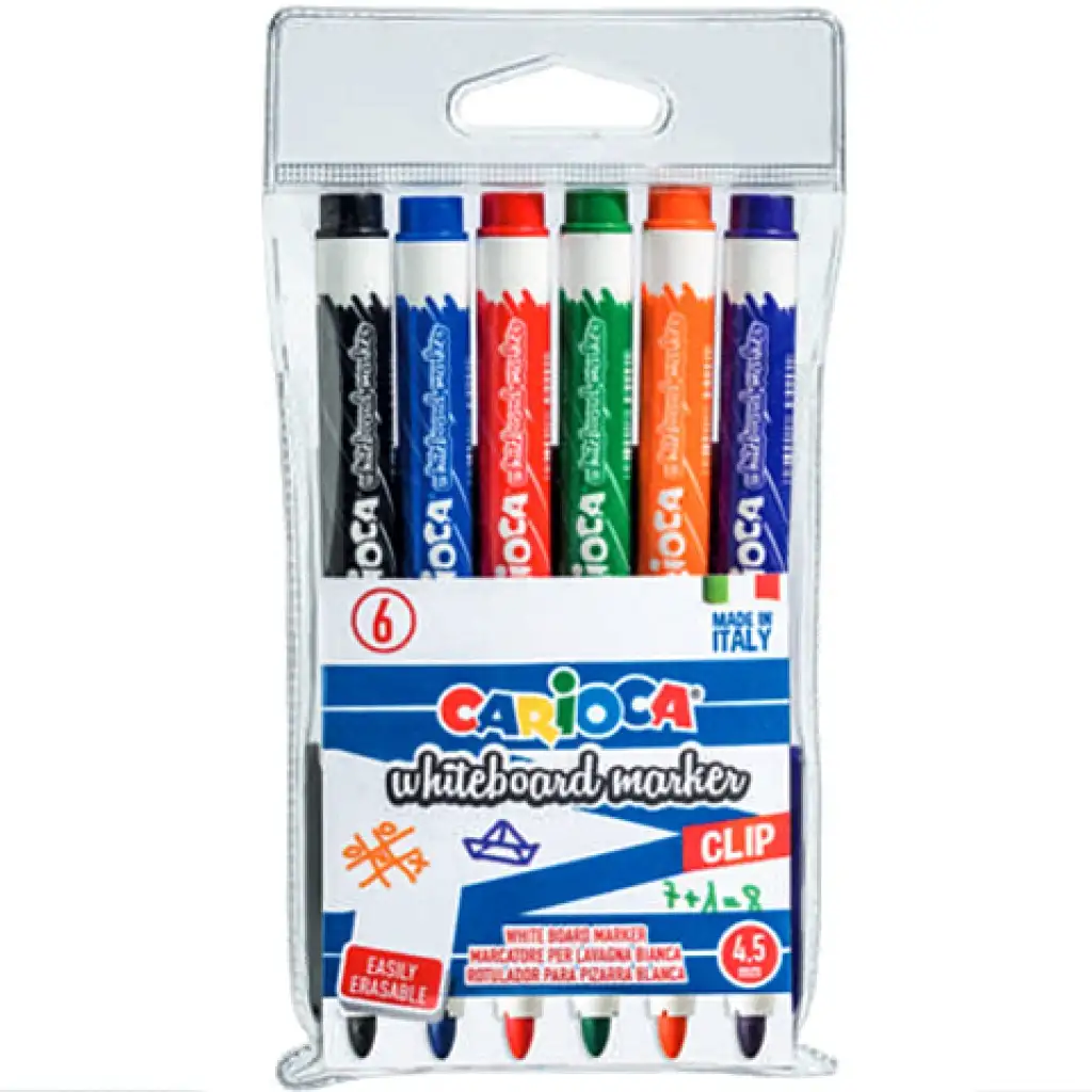 Carioca Whiteboard táblafilc szett 4,5mm 6db-os kép 1