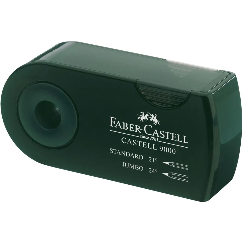 Faber-Castell: Castell 9000 zöld dupla hegyező kép 2