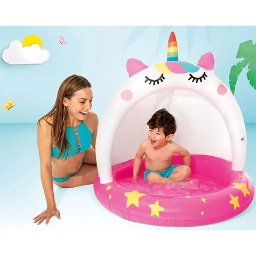 Caticorn felfújható bébimedence - Intex kép 2