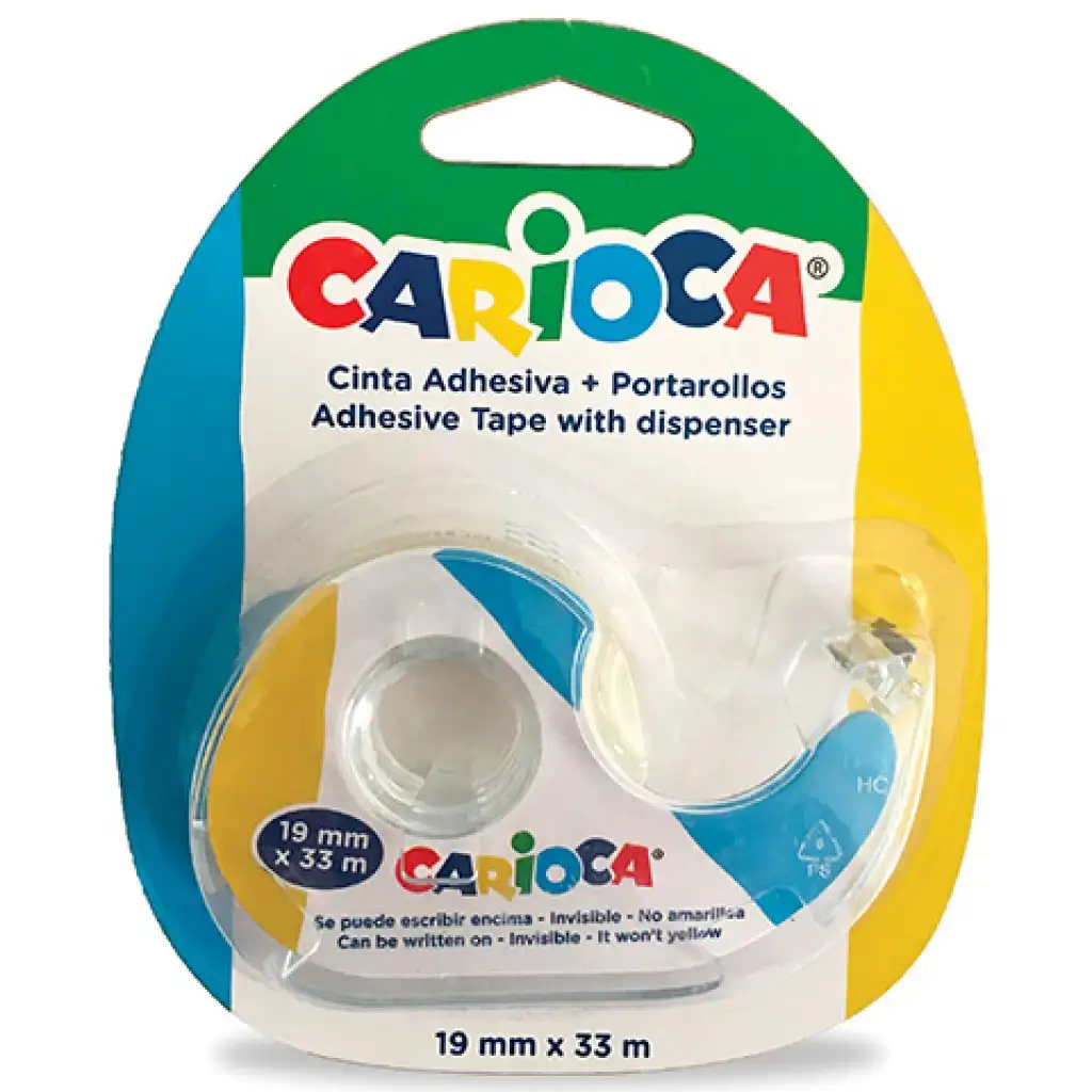 Celluxtépő és ragasztószalag 19mmx33m - Carioca kép 1