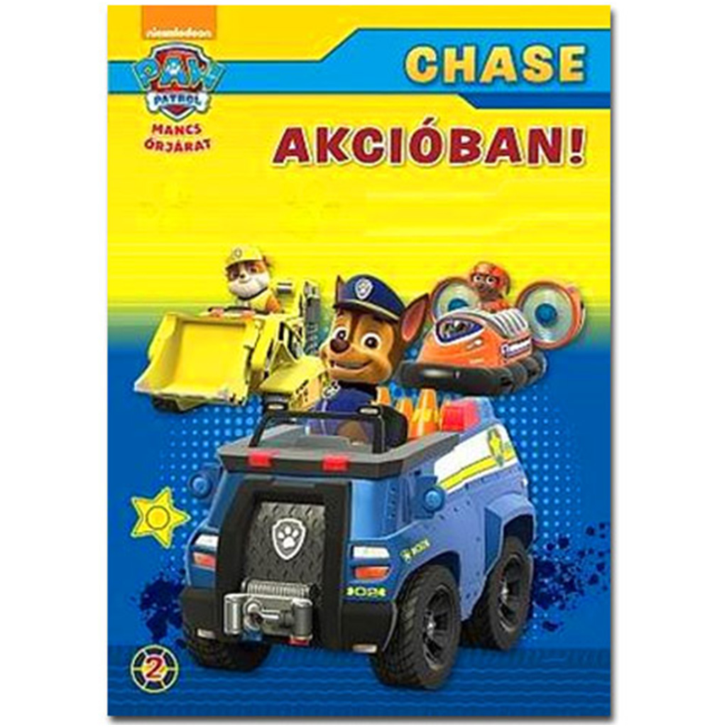 Mancs Őrjárat: Chase akcióban! foglalkoztató könyv kép 1