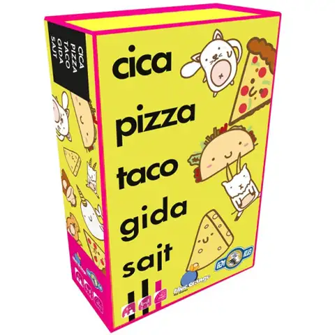 Cica, pizza, taco, gida, sajt társasjáték kép 1