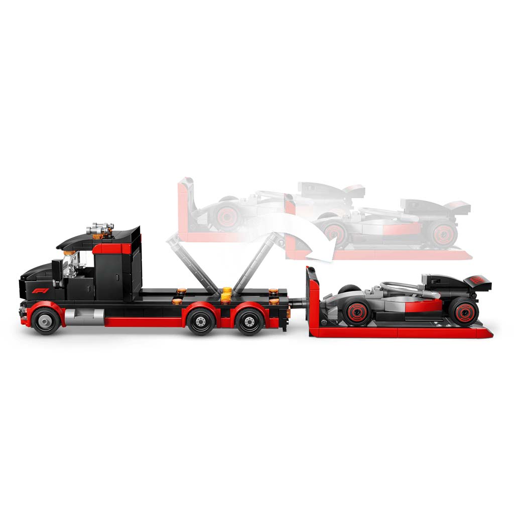 LEGO® City: F1®-es kamion egy F1®-es Audi versenyautóval (60493) kép 3