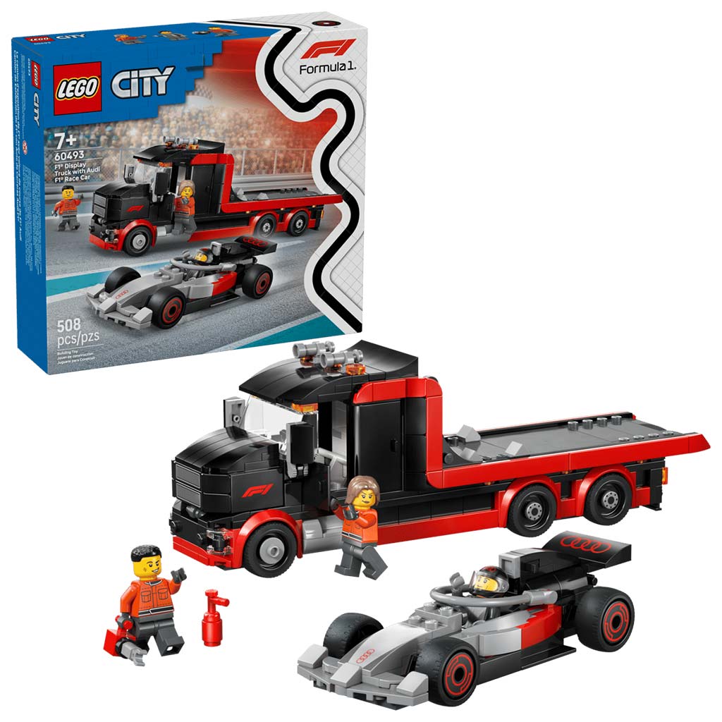 LEGO® City: F1®-es kamion egy F1®-es Audi versenyautóval (60493) kép 1