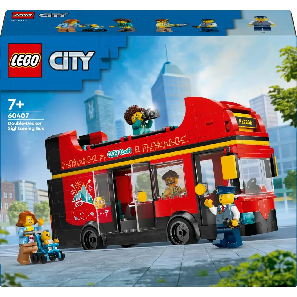 LEGO® City: Piros emeletes turistabusz (60407) kép 1