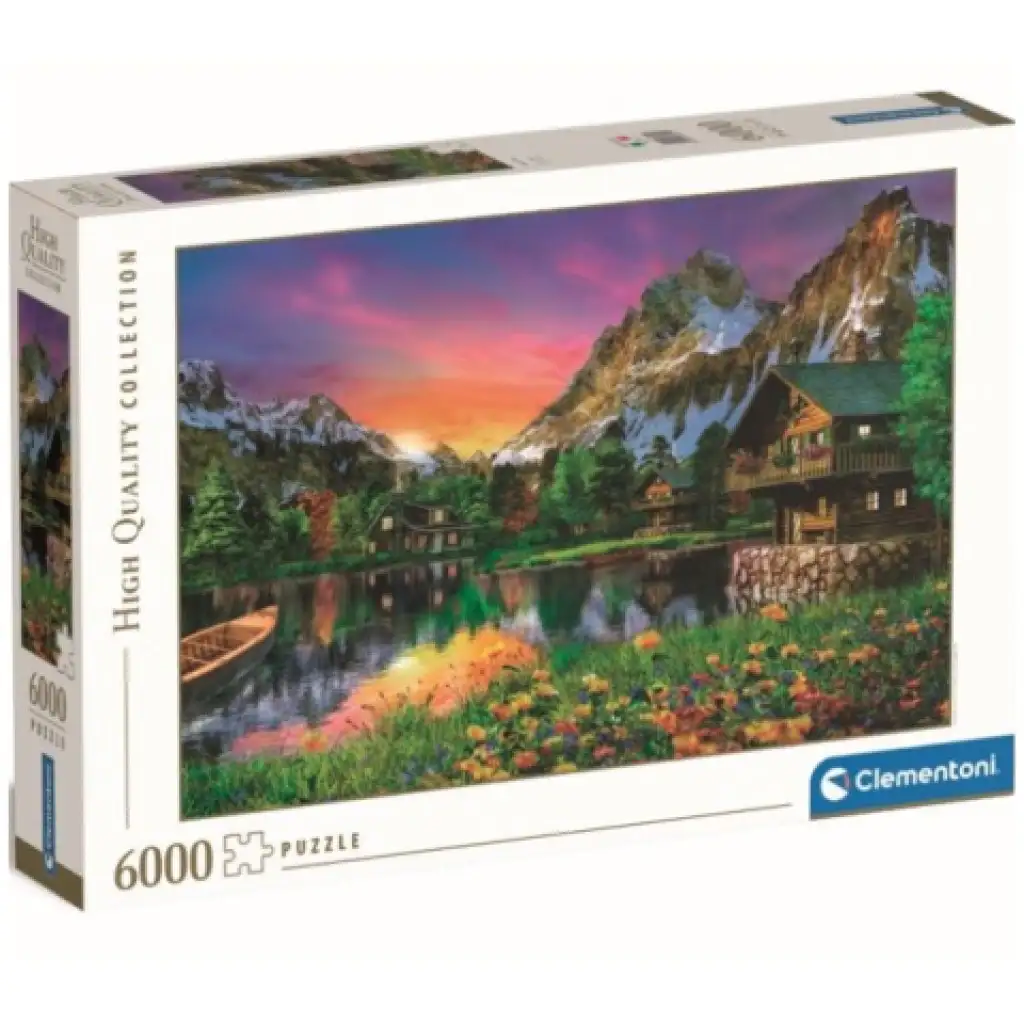 Alpesi tó HQC 6000db-os puzzle - Clementoni kép 1