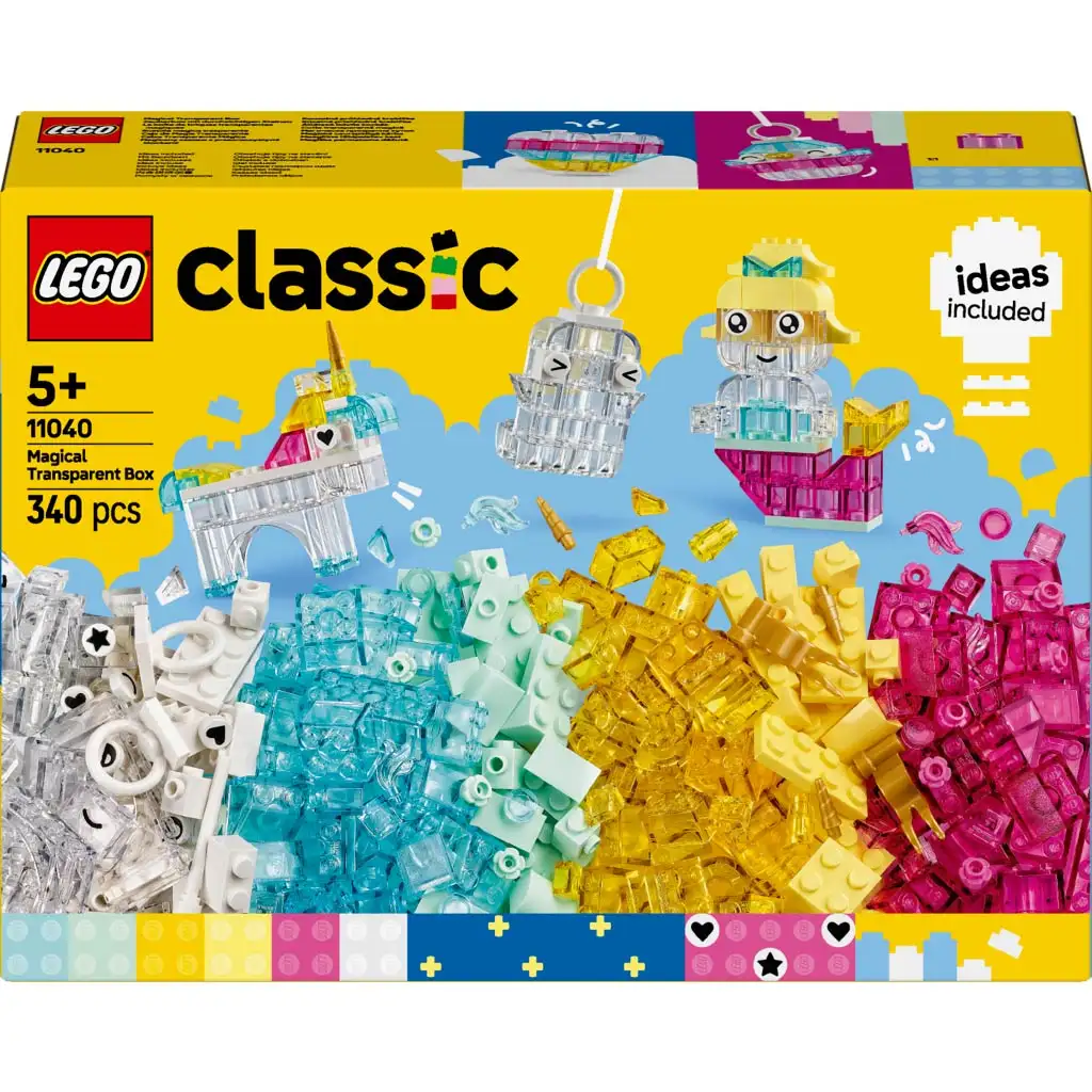 LEGO® Classic: Átlátszó bűvös kockák (11040) kép 1