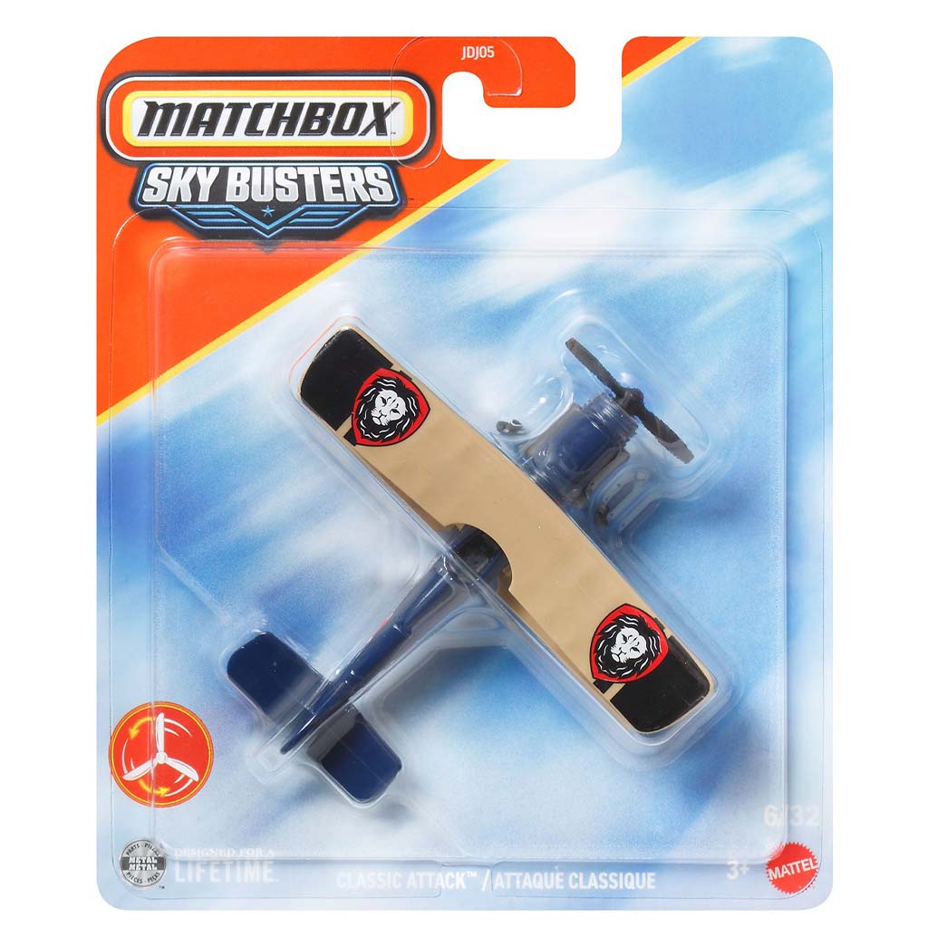 Matchbox Sky Busters: Classic Attack repülő modell 1/64 - Mattel kép 1