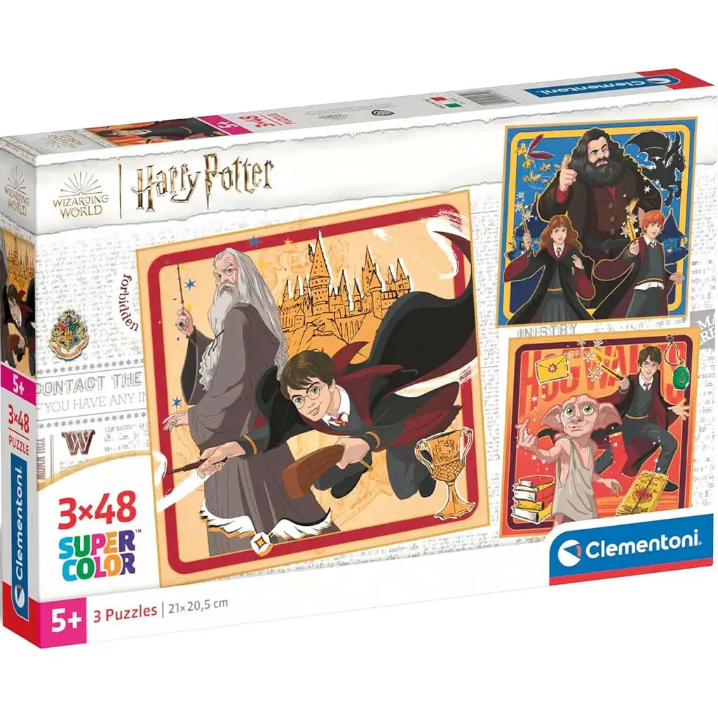 Harry Potter 3x48db-os Supercolor puzzle - Clementoni kép 1