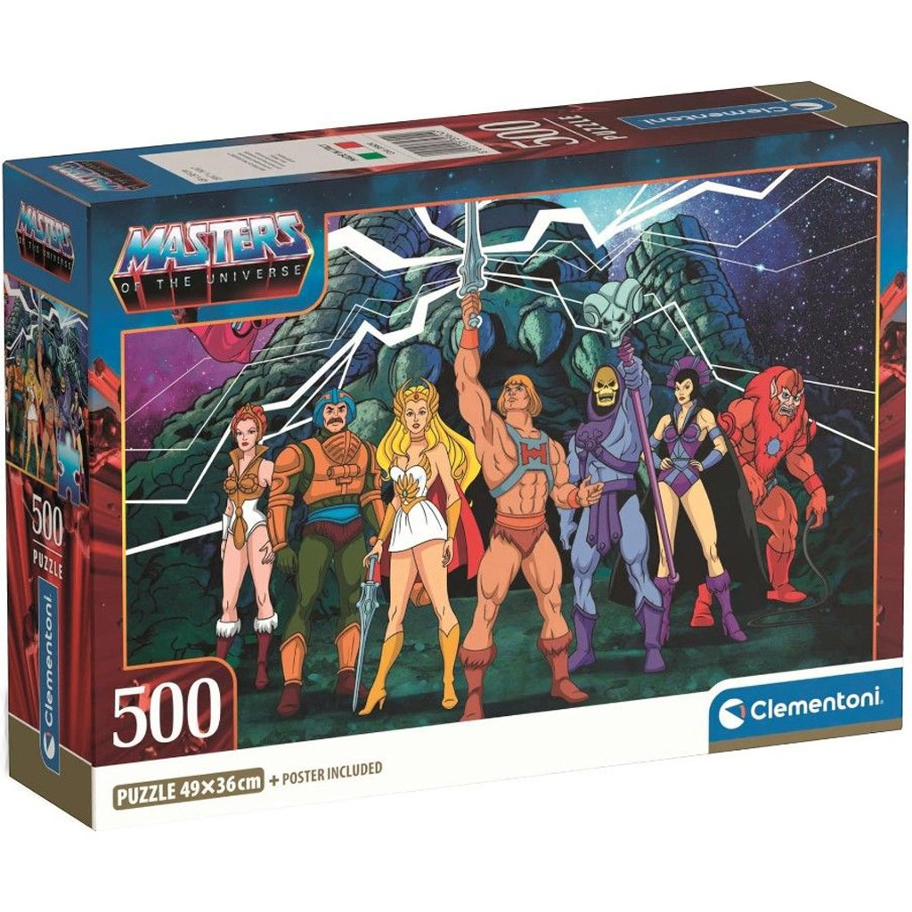 Masters of the Universe: Az univerzum védelmezői 500db-os compact puzzle - Clementoni kép 1