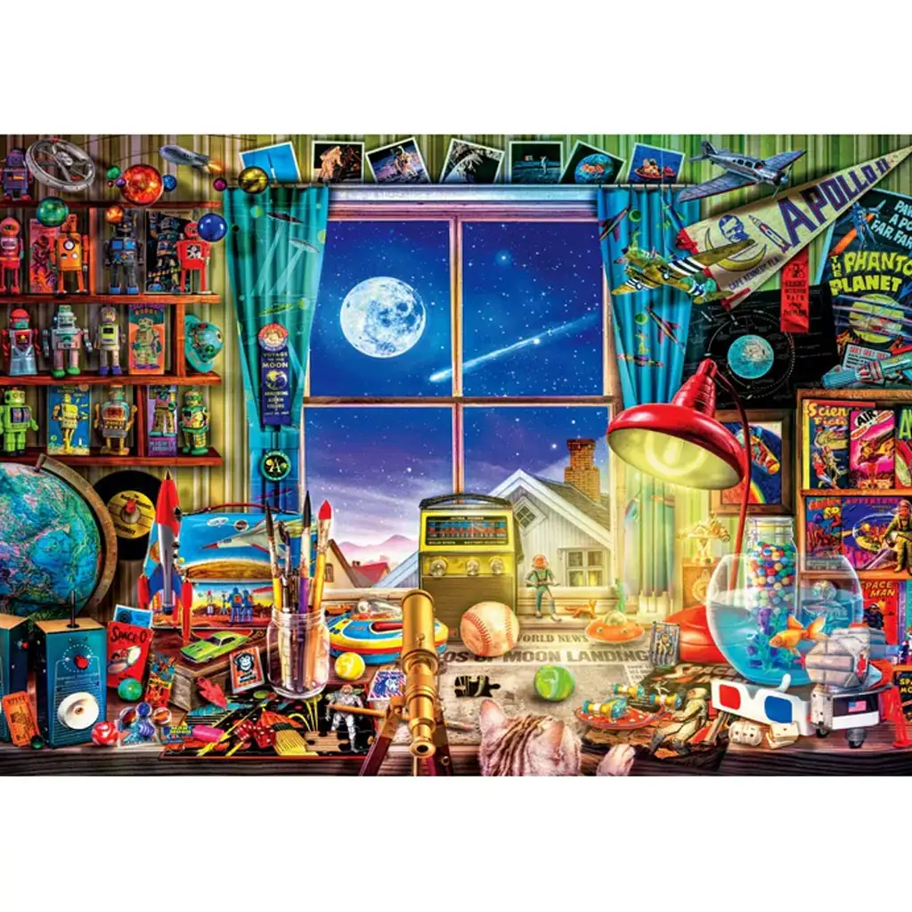Kilátás a holdra 500db-os HQC kompakt puzzle - Clementoni kép 2