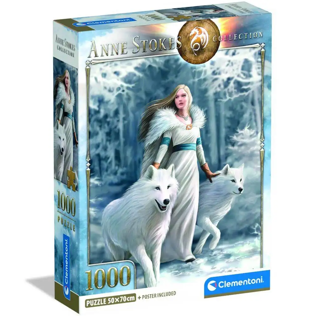 Anne Stokes – Tél őrzői 1000 darabos puzzle - Clementoni kép 1