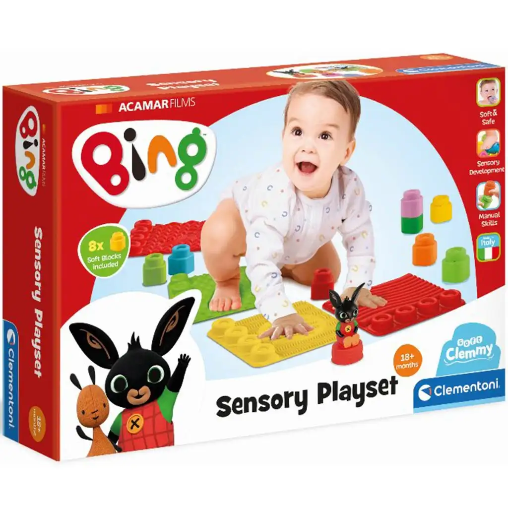 Clementoni Baby: Bing tapintást fejlesztő bébijáték kép 1