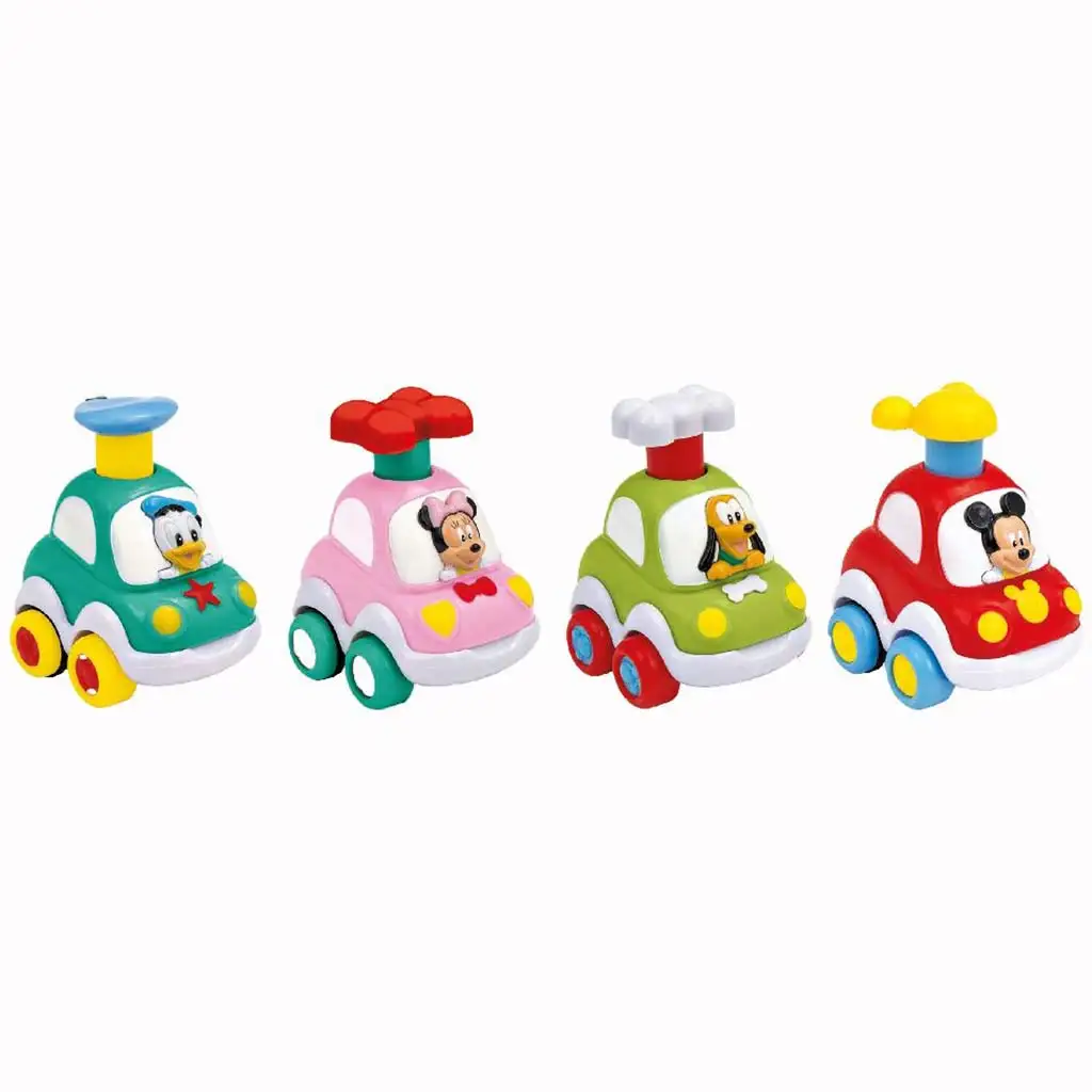 Clementoni Baby: Press&Go kisautó Disney karakter figurával négyféle változatban 1db kép 1