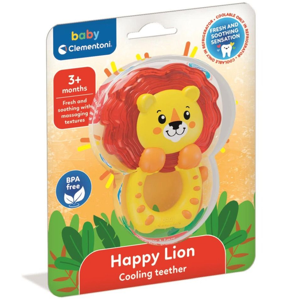Happy Lion oroszlános hűsítő rágóka - Clementoni Baby kép 1