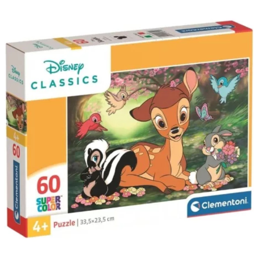 Disney Klasszikusok Bambi Super Color 60 db-os puzzle - Clementoni kép 1
