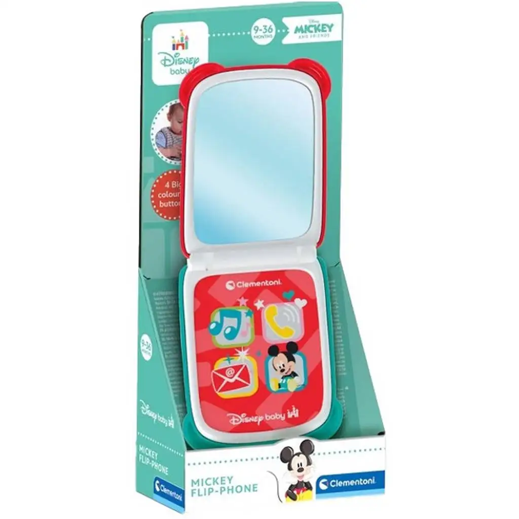 Disney Baby: Mickey egér játéktelefon - Clementoni kép 1