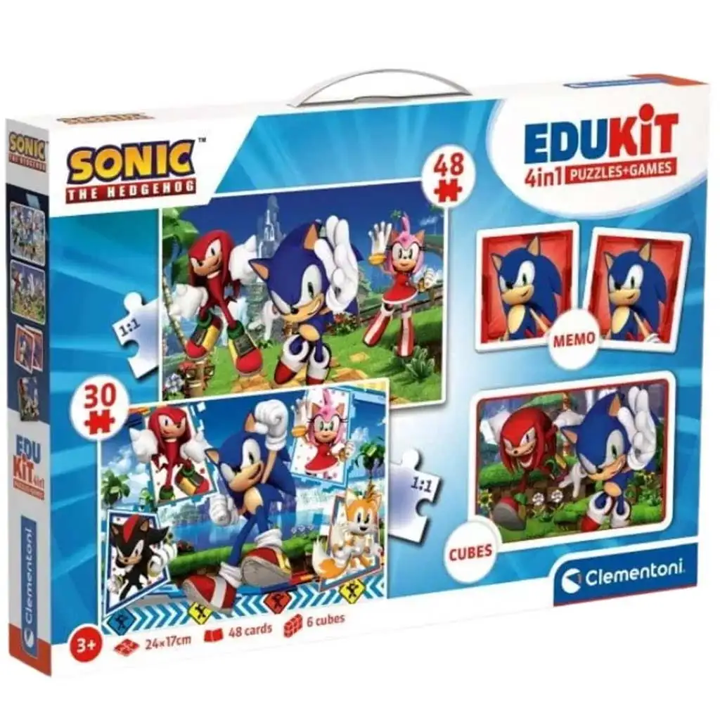 Edukit: Sonic 4 az 1-ben játékgyűjtemény - Clementoni kép 1